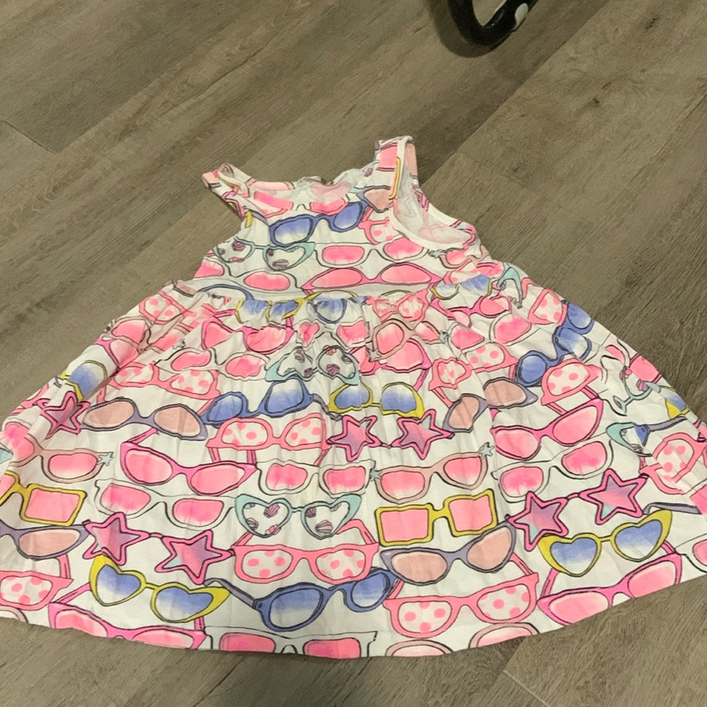 Glasses print cute dress